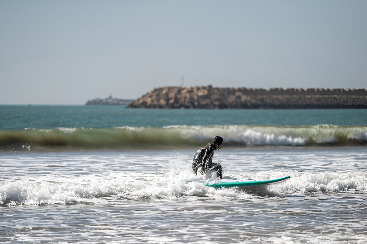 Beginner surf lesson Agadir